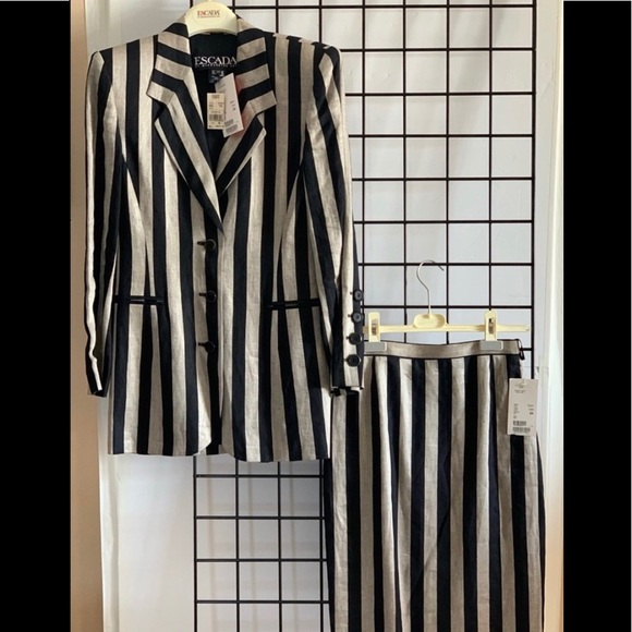 Vintage Escada Linen Skirt - Picture 4 of 4